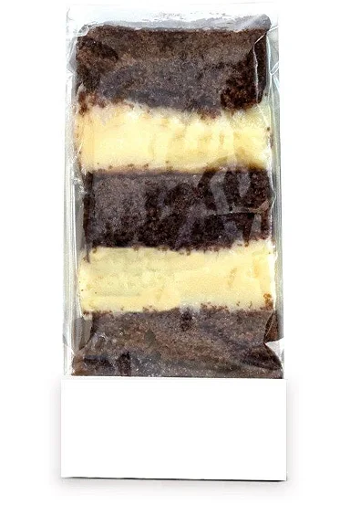 16534 - SLICE BOLO MEIA FATIA BRANCA 120X55X25mm C/5un - SULFORMAS 