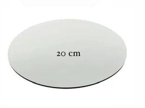 16814 - CAKE BOARD BRANCO MDF 20cm EXP 3mm - ADT