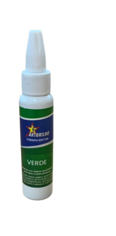 16740 - CORANTE SOFT GEL VERDE 25g - ARTBRILHO