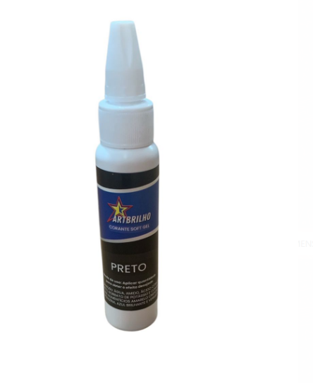 16738 - CORANTE SOFT GEL PRETO 25g - ARTBRILHO