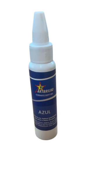 16734 - CORANTE SOFT GEL AZUL 25g - ARTBRILHO