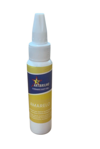 16733 - CORANTE SOFT GEL AMARELO 25G - ARTBRILHO