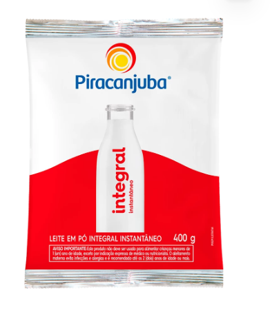 16702 - LEITE PO INTEGRAL INST 400g - PIRACANJUBA