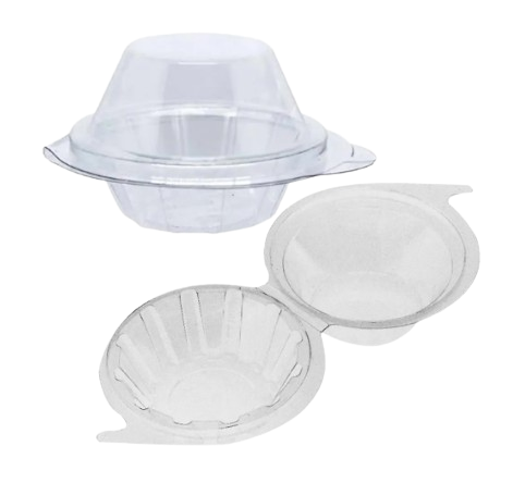 2833 - FORMINHA INDIVIDUAL P/ DOCE C/ TAMPA C/50un - PLASTILANIA