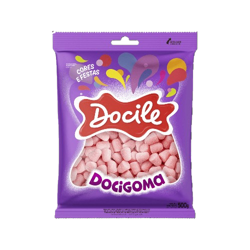 16820 - GOMA MINI SINO ROSA 500g - DOCILE