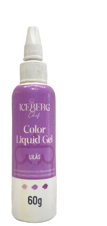 16774 - COLOR LIQUID GEL LILAS 60g - ICEBERG