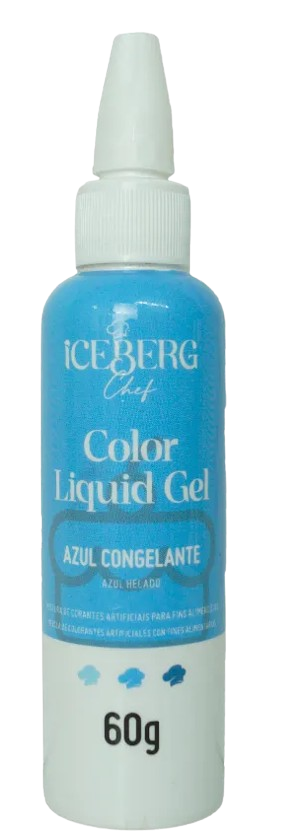 16767 - COLOR LIQUID GEL AZUL CONGELANTE 60g - ICEBERG