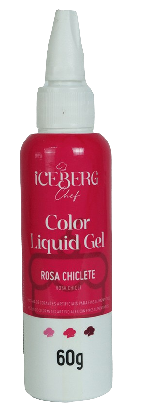 16773 - COLOR LIQUID GEL ROSA CHICLETE 60g - ICEBERG