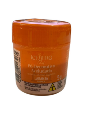 16779 - CORANTE PO AVELUDADO LARANJA 5g - ICEBERG