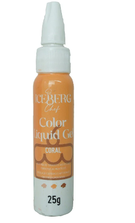 653 - COLOR LIQUID GEL CORAL 25g - ICEBERG