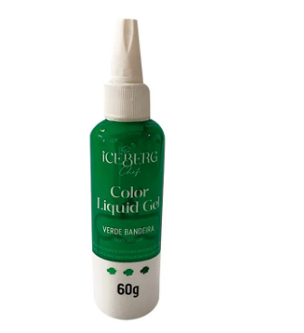 677 - COLOR LIQUID GEL VERDE BANDEIRA 60g - ICEBERG