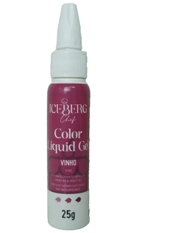 670 - COLOR LIQUID GEL VINHO 25g - ICEBERG