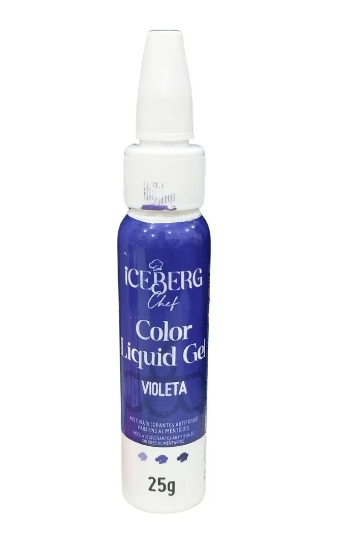 5145 - COLOR LIQUIDO GEL VIOLETA 25g - ICEBERG