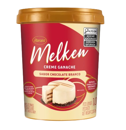 4236 - GANACHE BRANCO MELKEN 1kg - HARALD