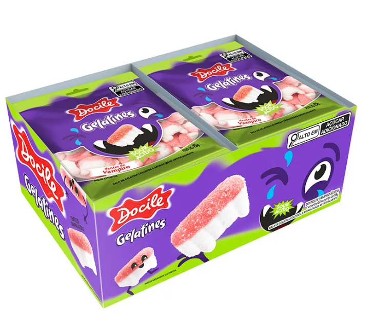 5339 - GOMA GELATINA MINI DENTADURA CRITRICOS DP 12X15g - DOCILE 