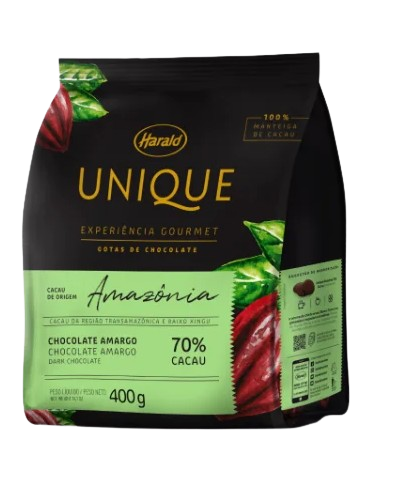 2686 - CHOCOLATE AMAZONIA 70% UNIQUE 400g - HARALD