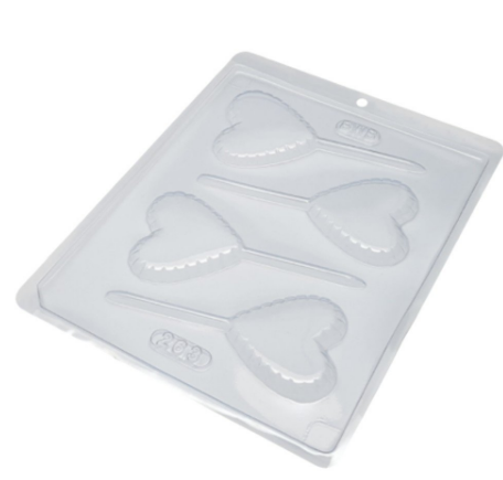 118 - FORMA SIMPLES PIRULITO CORAÇÃO - BWB