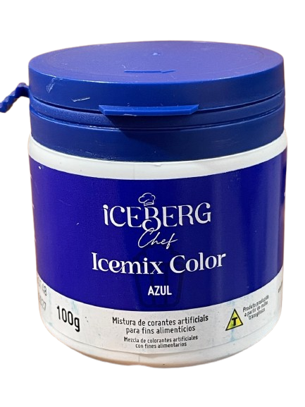 1242 - CORANTE ARTIFICIAL AZUL ICEMIX COLOR 100g - ICEBERG