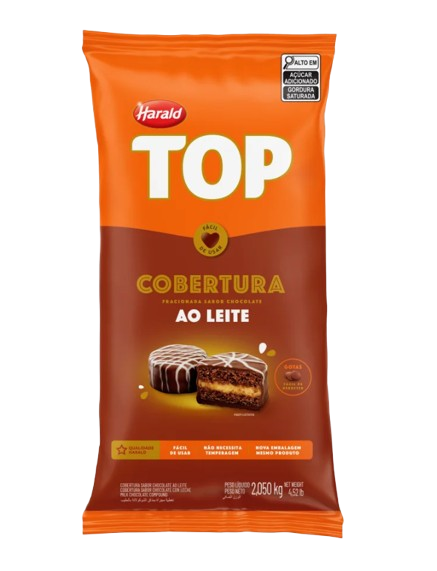 5873- COBERTURA GOTAS LEITE TOP 2,05kg - HARALD