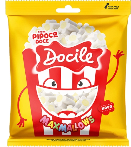 5964 - MARSHMALLOW PIPOCA 220G - DOCILE 