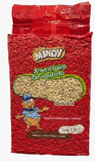 848 - AMENDOIM GRANULADO E TORRADO 1,010kg - MINDY