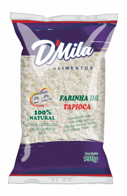 16838 - FARINHA DE TAPIOCA 190g - DMILA
