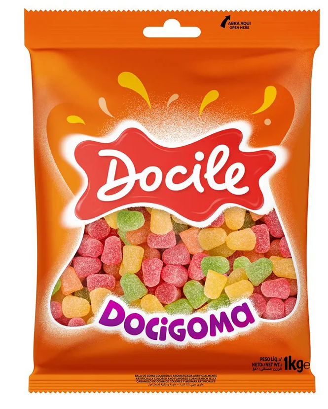 5349 - GOMA SINO SORTIDO 1kg - DOCILE 