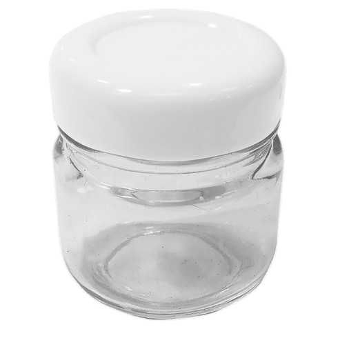 16477 - POTINHO DE VIDRO C/TP BRANCA R33 40ml - MASSARI