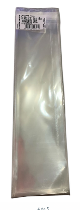 16841 - SACO ADESIVO  7x25+3 ABA C/50un - PC/ CROMUS