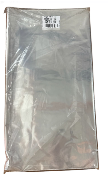 16911 - SACO CESTA INCOLOR 60x90 C/25un - PC/ CROMUS