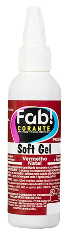 906 - SOFTGEL VERMELHO NATAL  25g - FAB