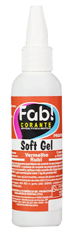 918 - SOFTGEL VERMELHO RUBI 60g - FAB