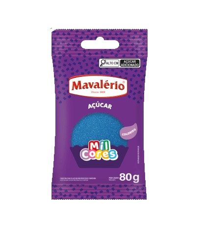 16940 -ACUCAR AZUL MIL CORES 80g - MAVALERIO