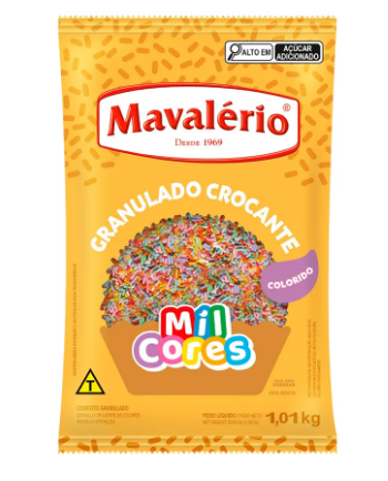16945 - GRANULADO CROCANTE COLORIDO 1,01kg - MAVALERIO