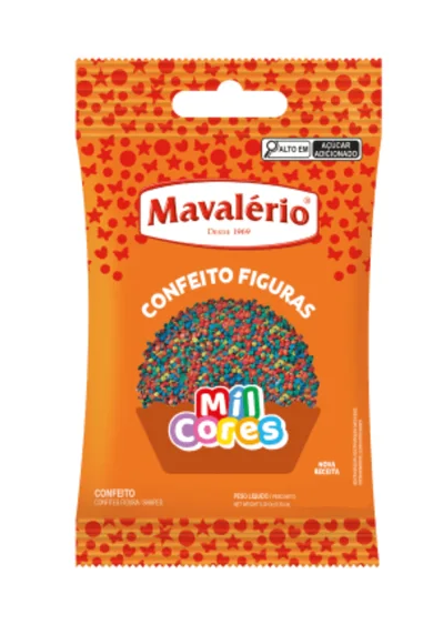 16944  - CONFEITO FIG MINI CONFETE 120g - MAVALERIO