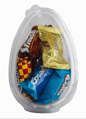 16934 -BLISTER ARTICULADO P/ OVO 250g C/5un - BWB