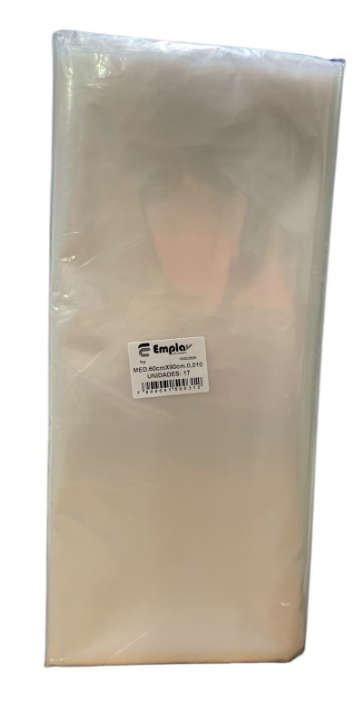 5827 - SACO 60X90X0,010 PEBD TRANSPARENTE - EMPLAV