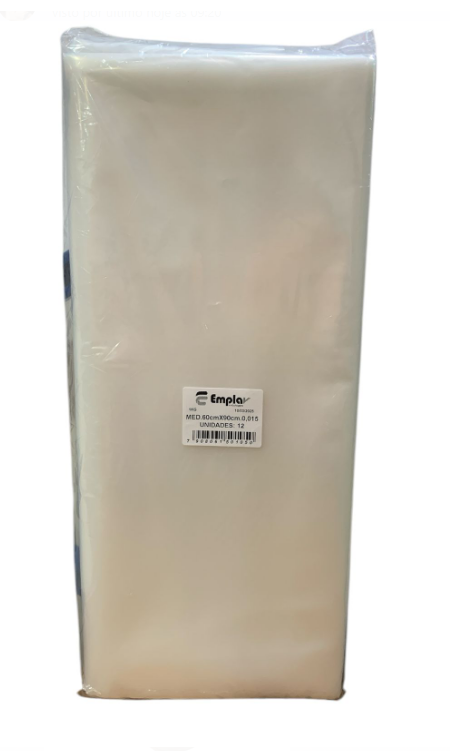 5834 - SACO 60X90X0,015 PEBD TRANSPARENTE - EMPLAV