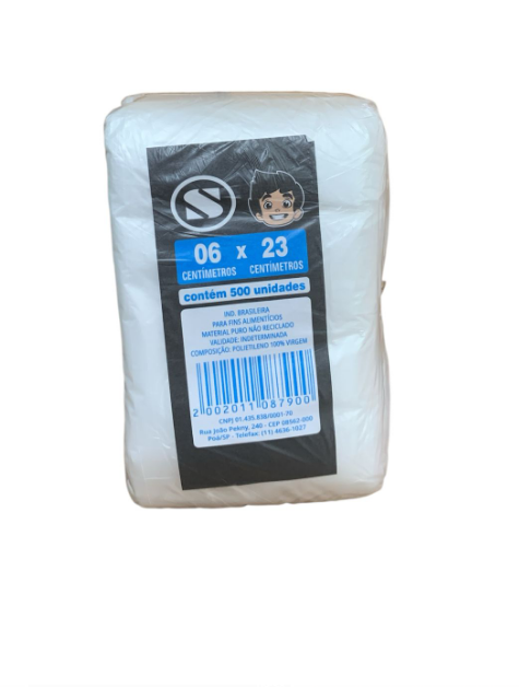 16992 - SACO TALHER 6X23 C/500UN - SILVANI