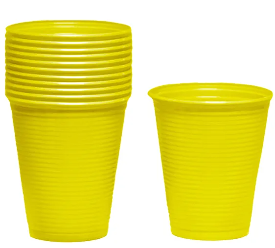 17052 - COPO 200ml BIO AMARELO C/50un - TRIK TRIK