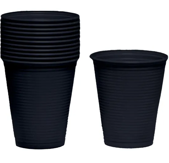 17069 -COPO 200ml BIO PRETO C/50un - TRIK TRIK