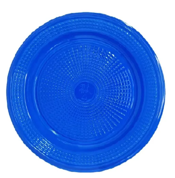 17060 - PRATO RASO 18cm BIO AZUL C/10un - TRIK TRIK
