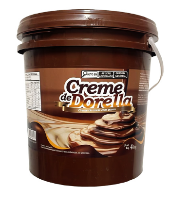 17106 - CREME DE DORELLA CHOC C/ AVELA 4kg - DOREMUS