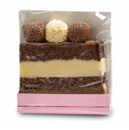 16531 - SLICE BOLO FATIA ROSA 120X110X25mm C/5un - SULFORMAS 