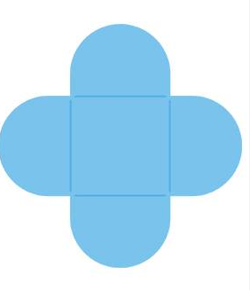 17117 - PORTA FORMINHA AZUL CLARO 50un - REGINA