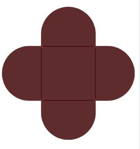 17122 - PORTA FORMINHA MARROM 50un - REGINA