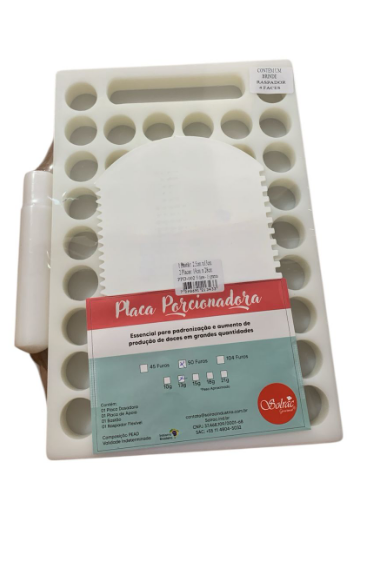 17155 - PLACA PORCIONADORA 13g C/50 FUROS -SOLRAC