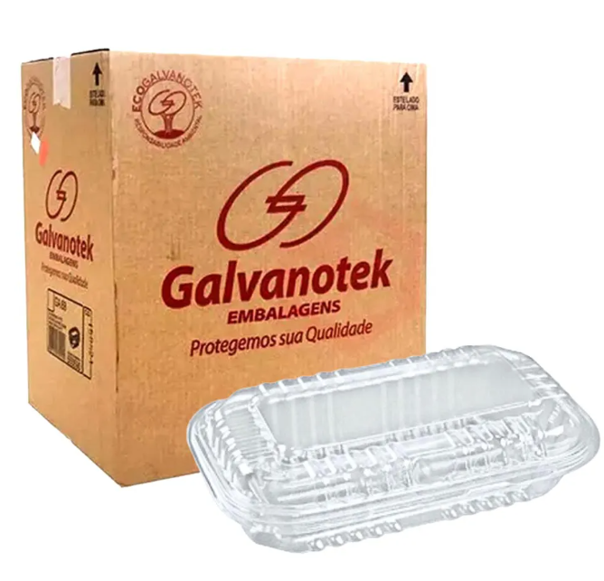 16027 - EMBALAGEM GA08 LEVA DOCE MILLENIUM BAIXA CRISTAL C/100un - GALVANOTEK 