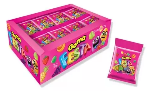 1072 - MINI GOMA FESTA 25x20g - KUKY