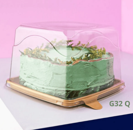 17183 - EMB. G32Q TORTA PEQUENA QUAD ALTA DOURADA - GALVANOTEK